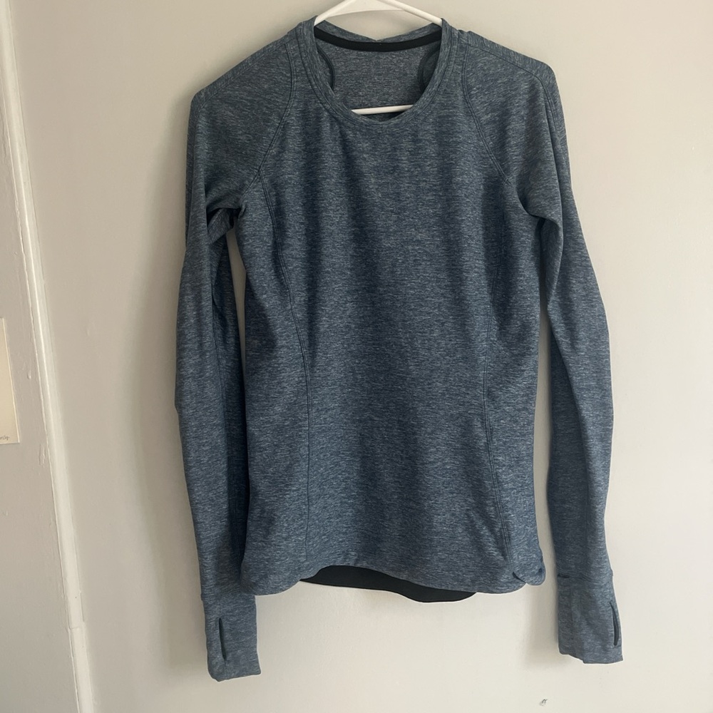 lululemon athletica Blue Long Sleeve Top